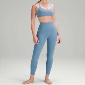 NWT Lululemon HR Align Leggings 25" Utility Blue